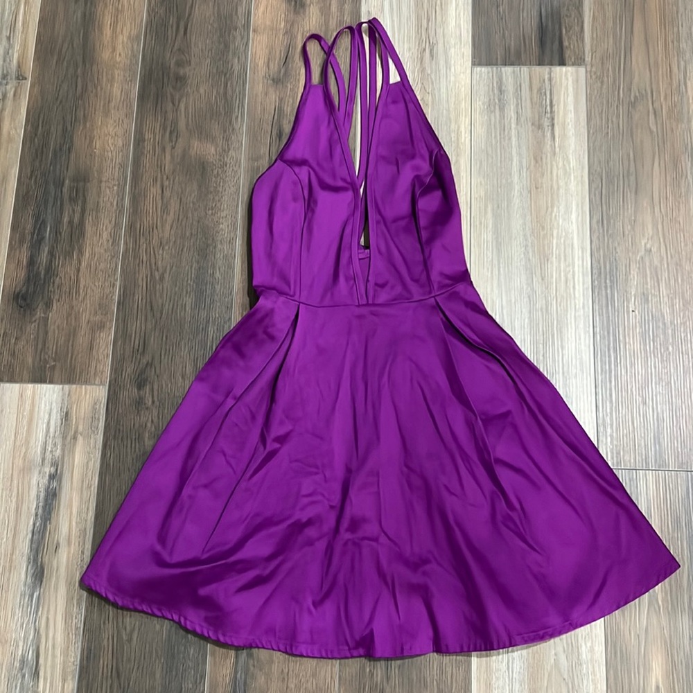 BNWT Nasty gal purple dress skater